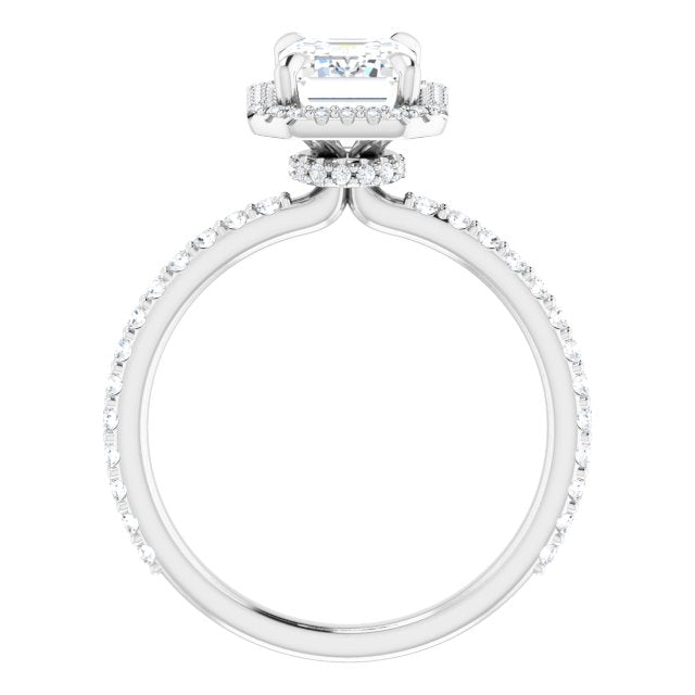 Halo-Style Engagement Ring 123310