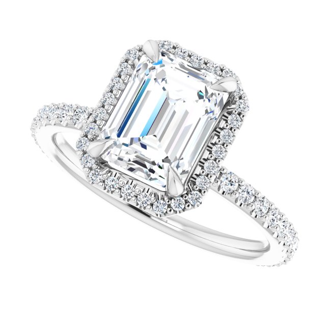 Halo-Style Engagement Ring 123310