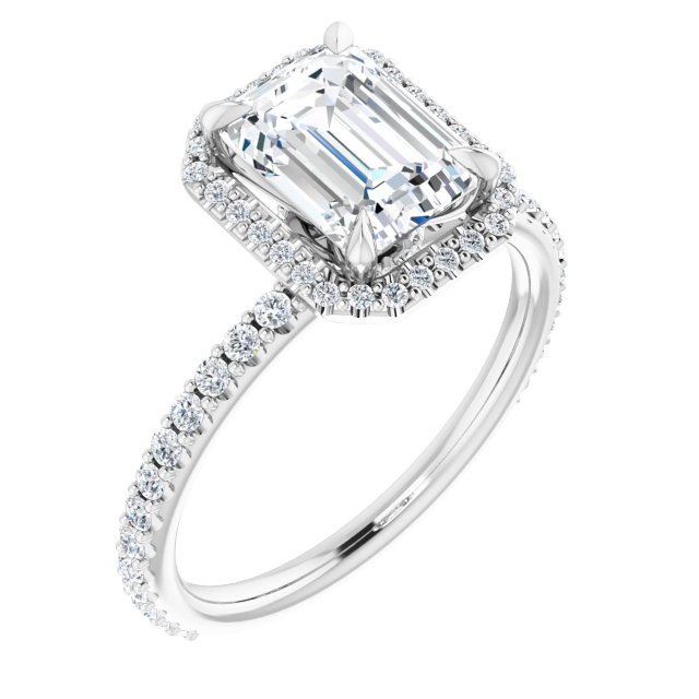 Halo-Style Engagement Ring 123310