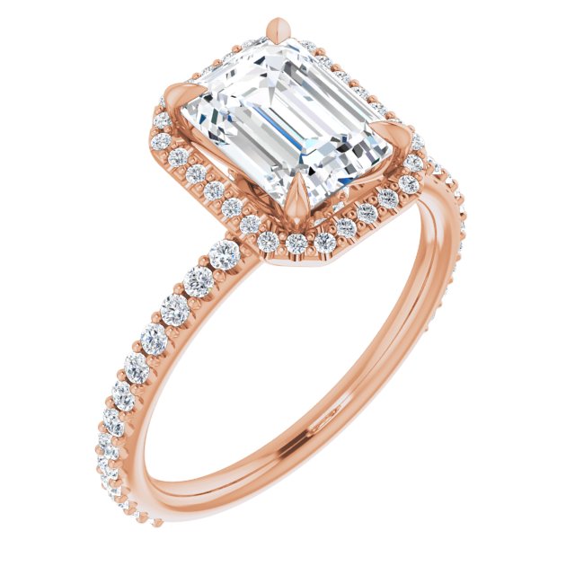 Halo-Style Engagement Ring 123310