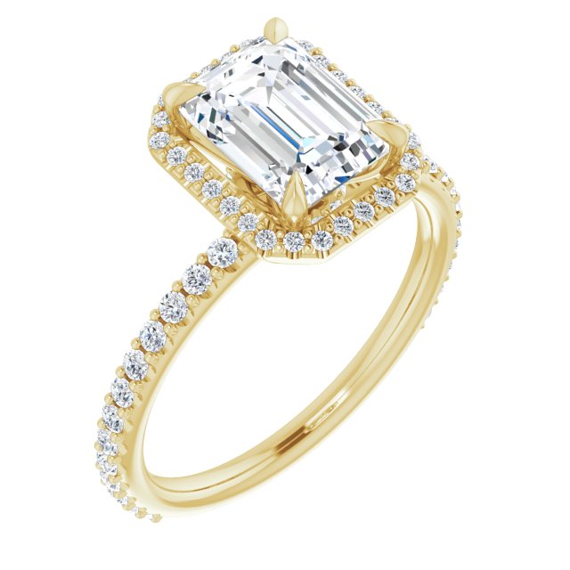 Halo-Style Engagement Ring 123310