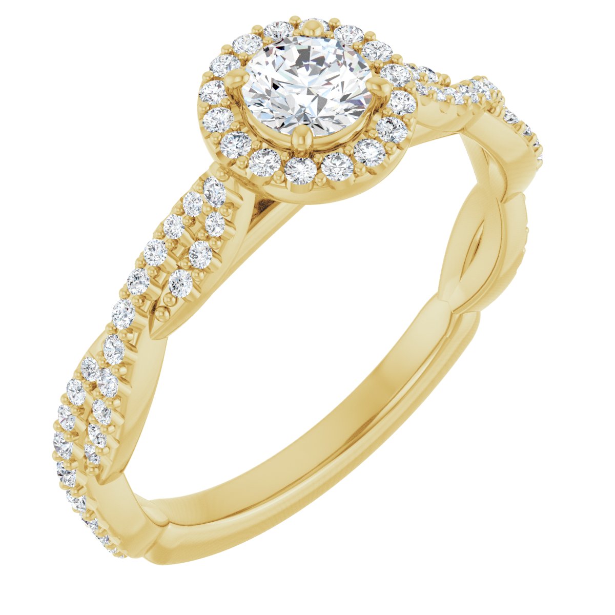 Halo-Style Engagement Ring 123267269