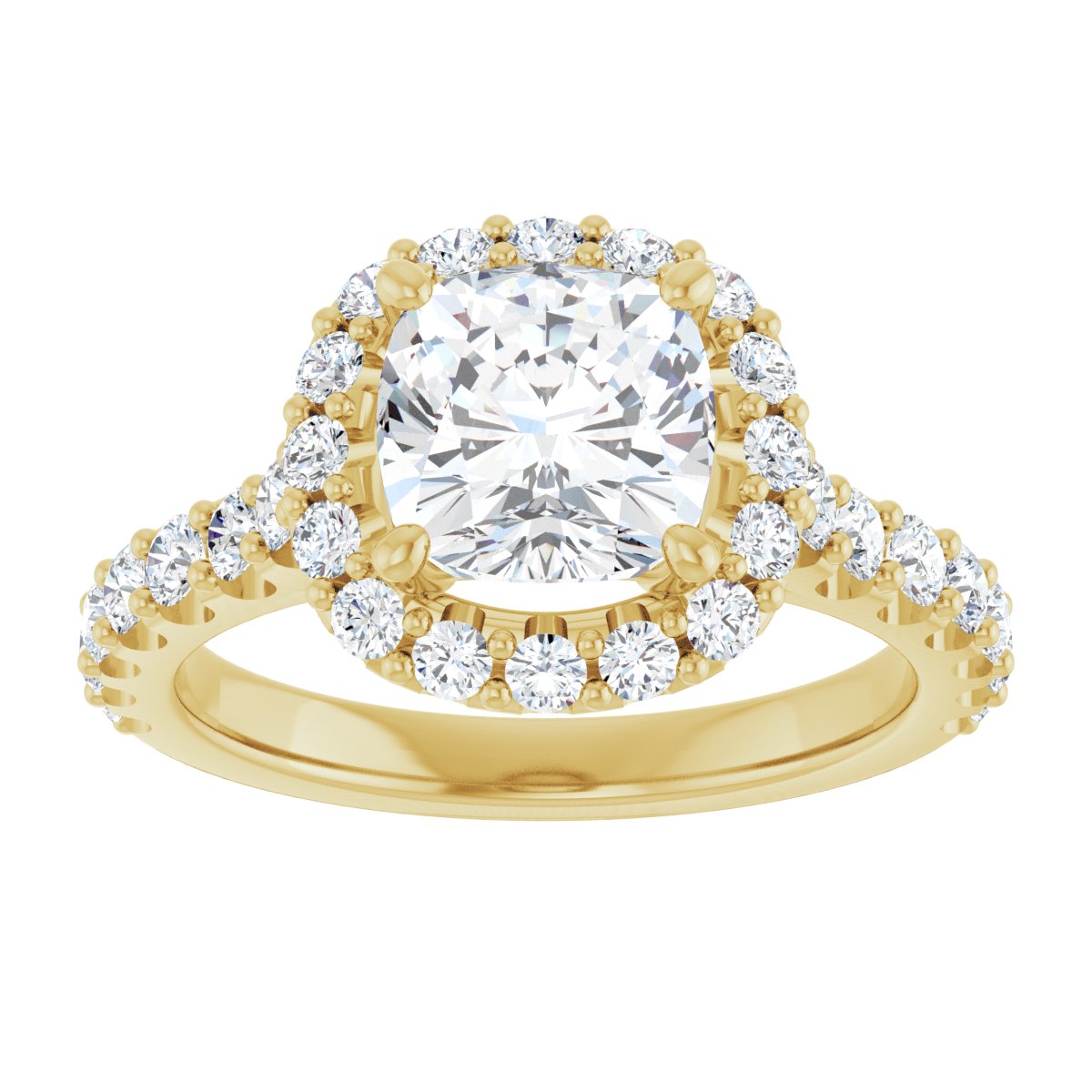 Eternal Halo-Style Engagement Ring 122804