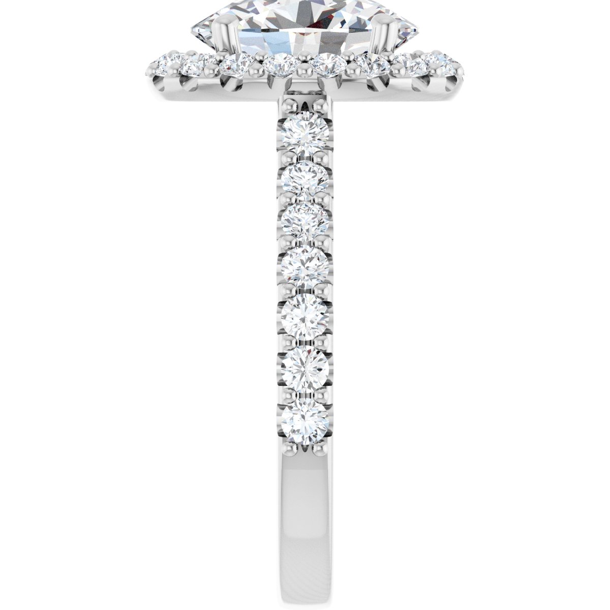 Eternal Halo-Style Engagement Ring 122804