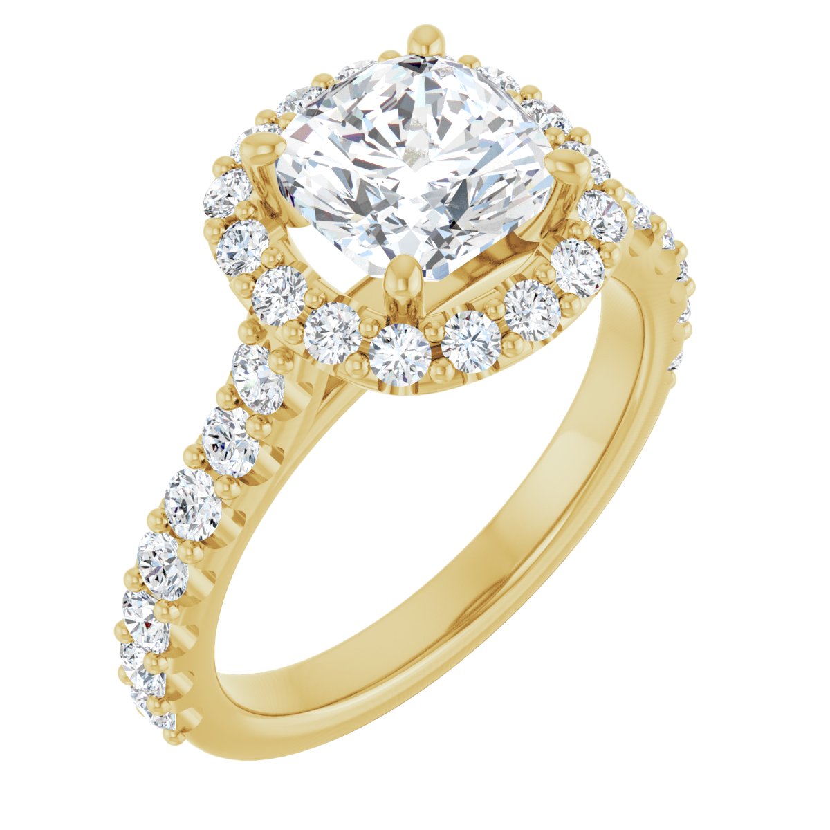 Eternal Halo-Style Engagement Ring 122804