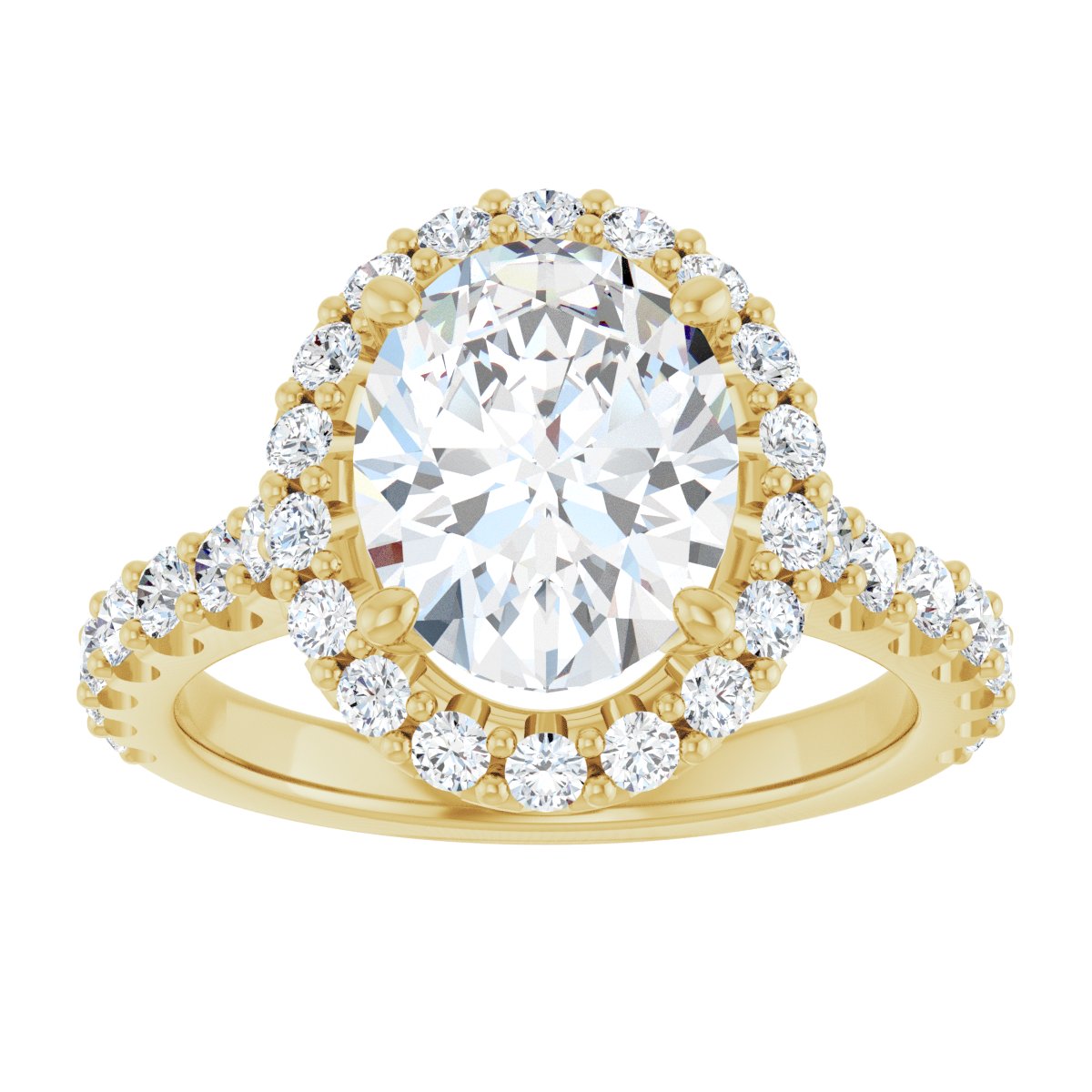 Eternal Halo-Style Engagement Ring 122804