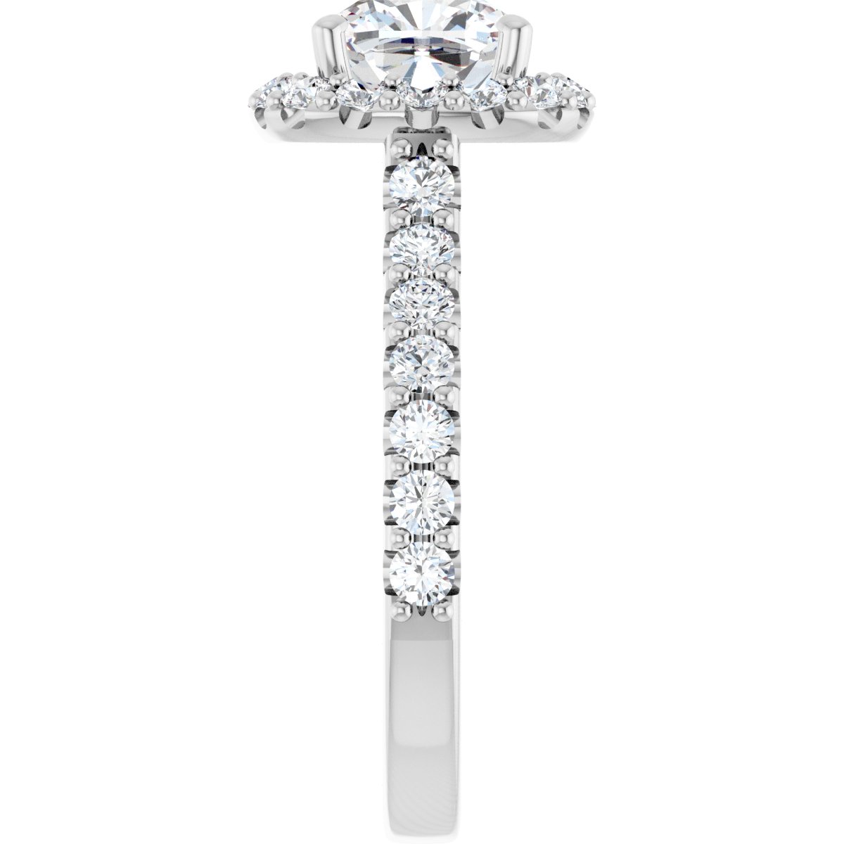 Eternal Halo-Style Engagement Ring 122804