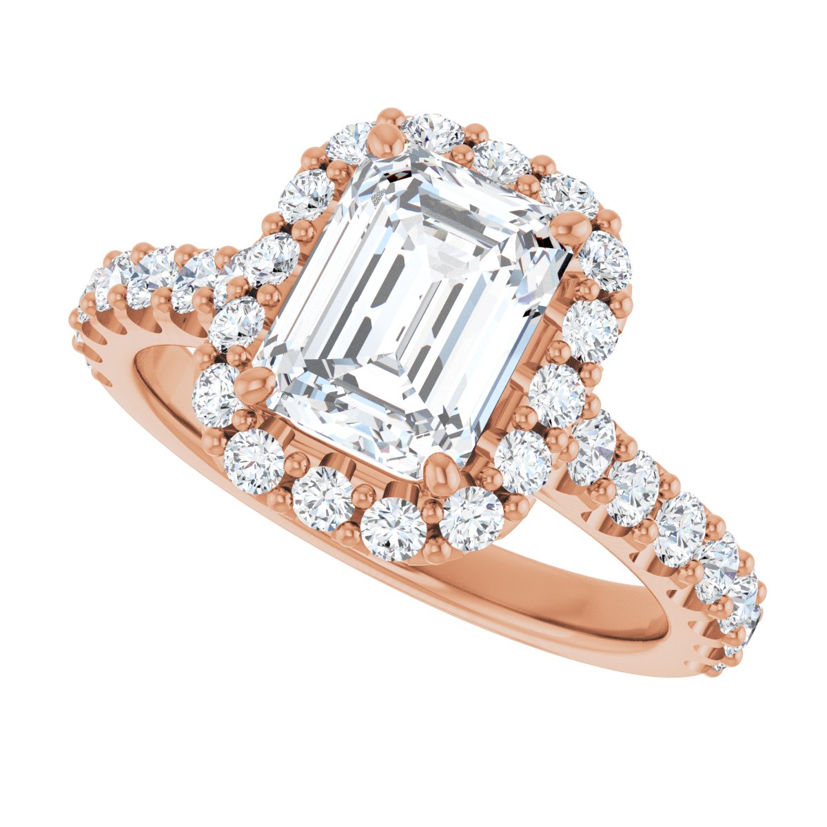 Eternal Halo-Style Engagement Ring 122804