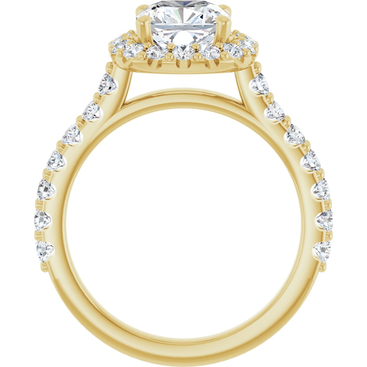 Eternal Halo-Style Engagement Ring 122804