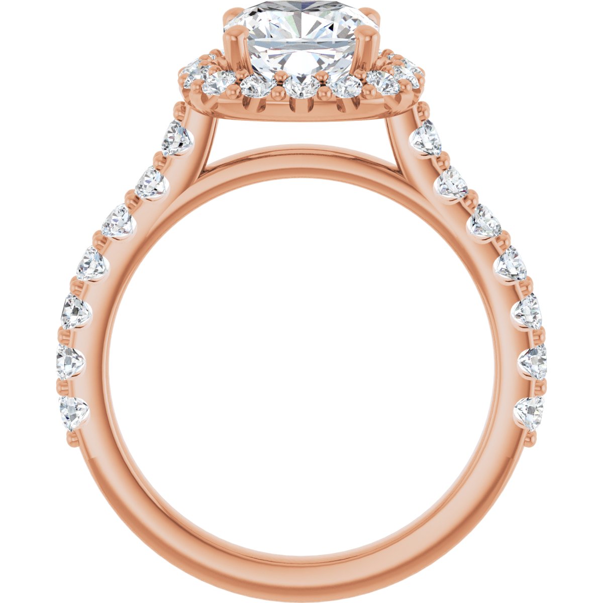 Eternal Halo-Style Engagement Ring 122804