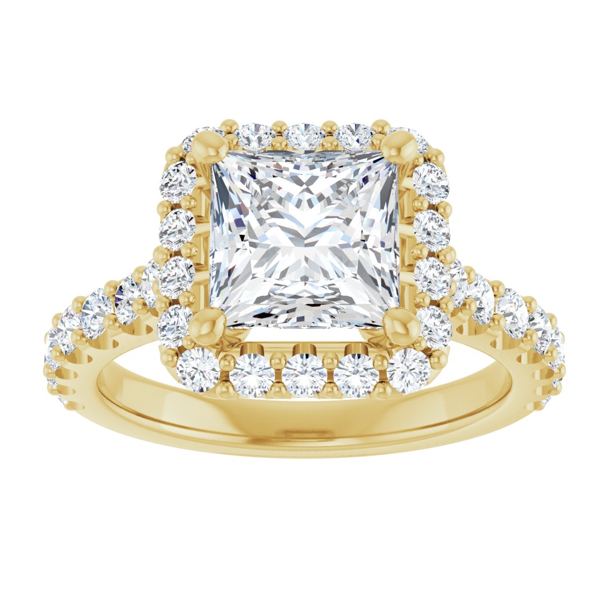 Eternal Halo-Style Engagement Ring 122804