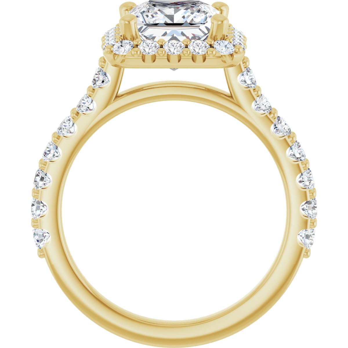 Eternal Halo-Style Engagement Ring 122804