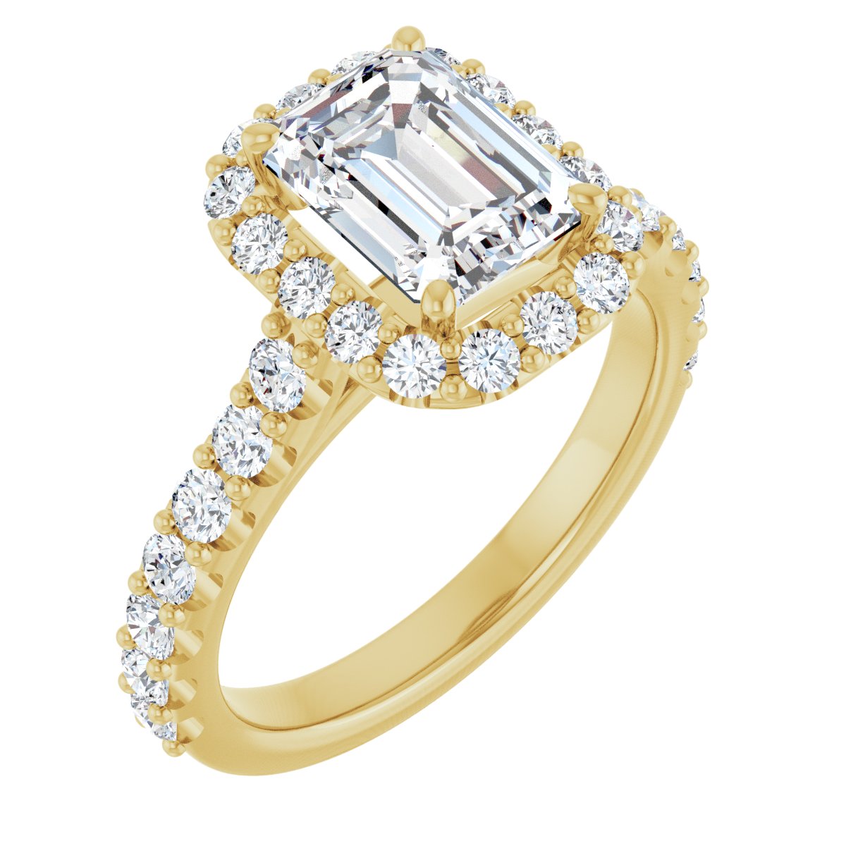 Eternal Halo-Style Engagement Ring 122804