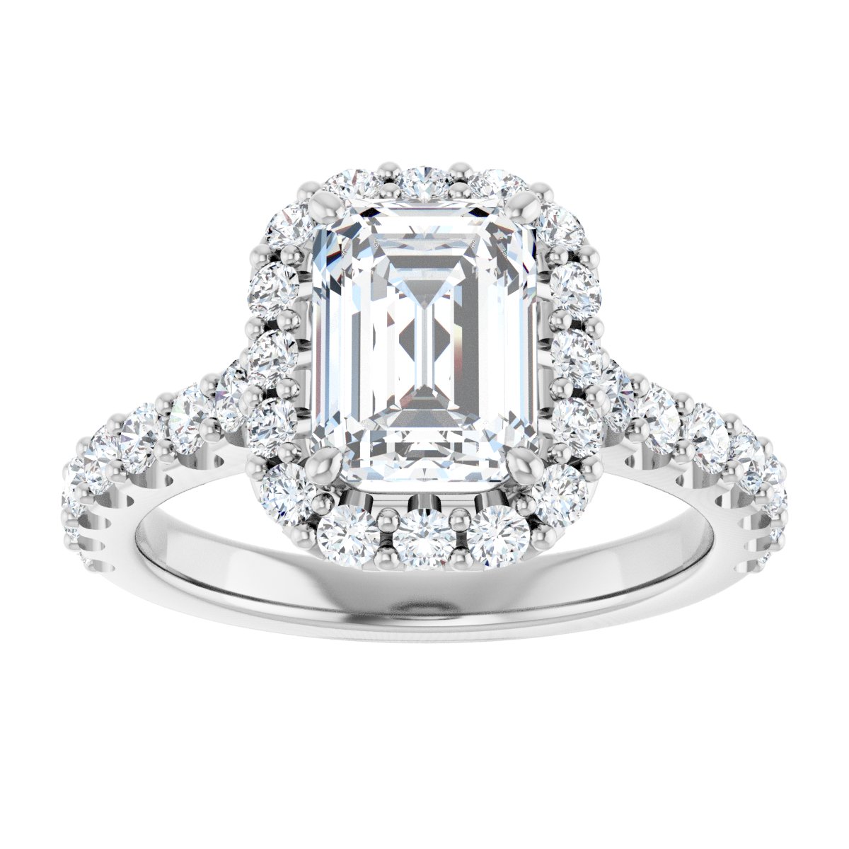 Eternal Halo-Style Engagement Ring 122804