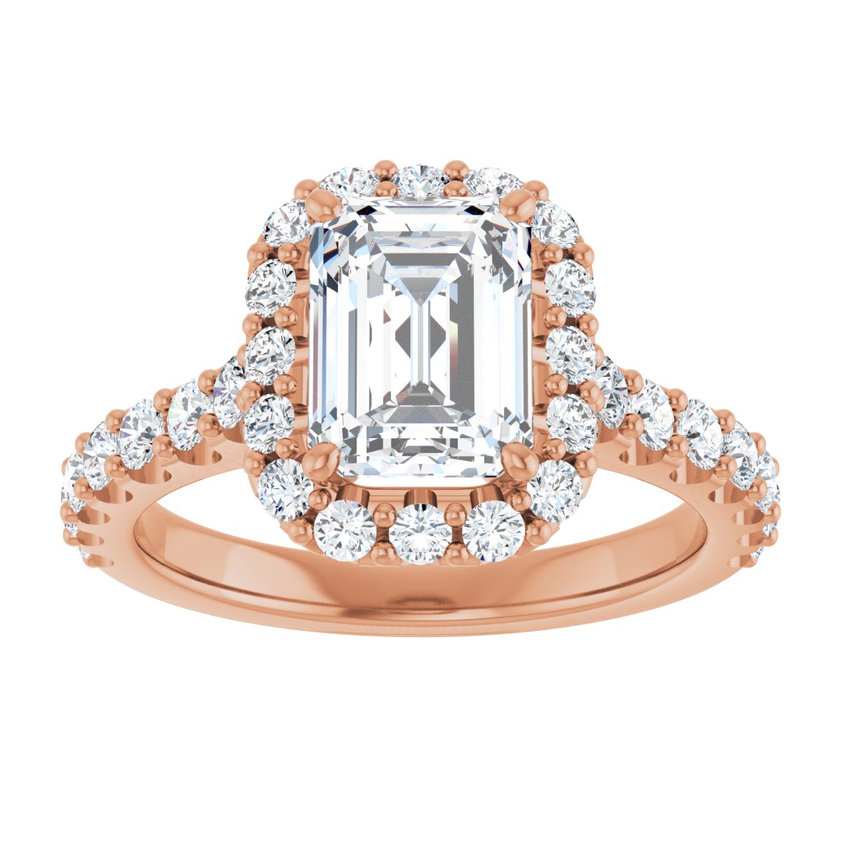 Eternal Halo-Style Engagement Ring 122804