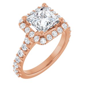 Eternal Halo-Style Engagement Ring 122804