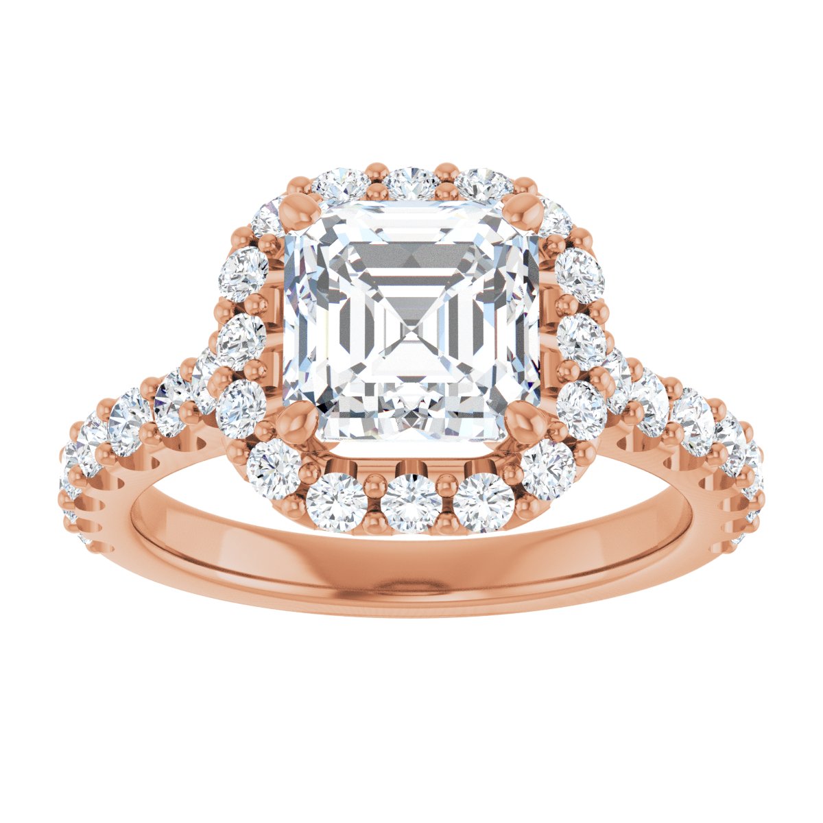 Eternal Halo-Style Engagement Ring 122804