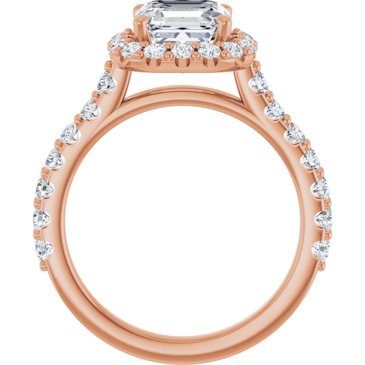 Eternal Halo-Style Engagement Ring 122804