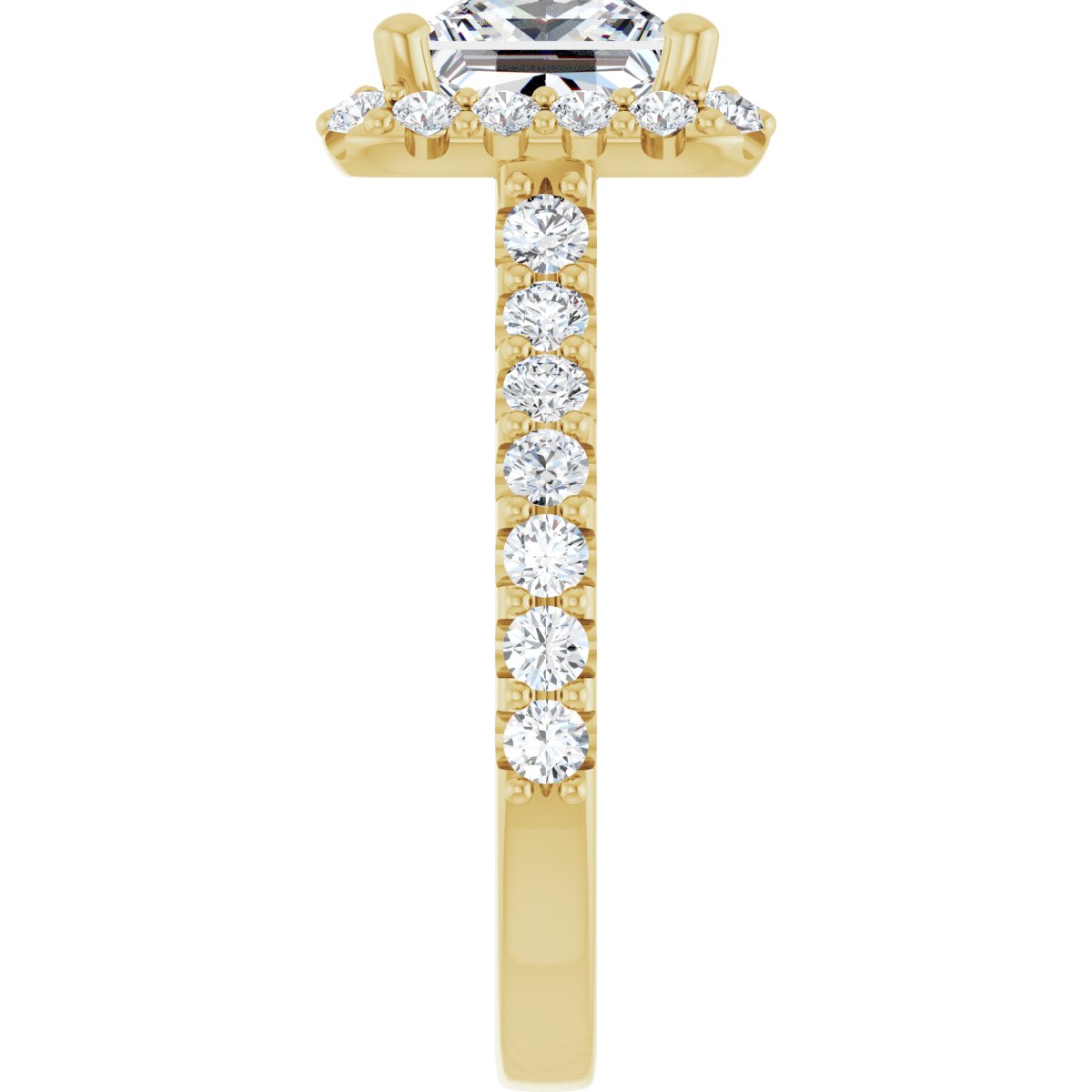 Eternal Halo-Style Engagement Ring 122804