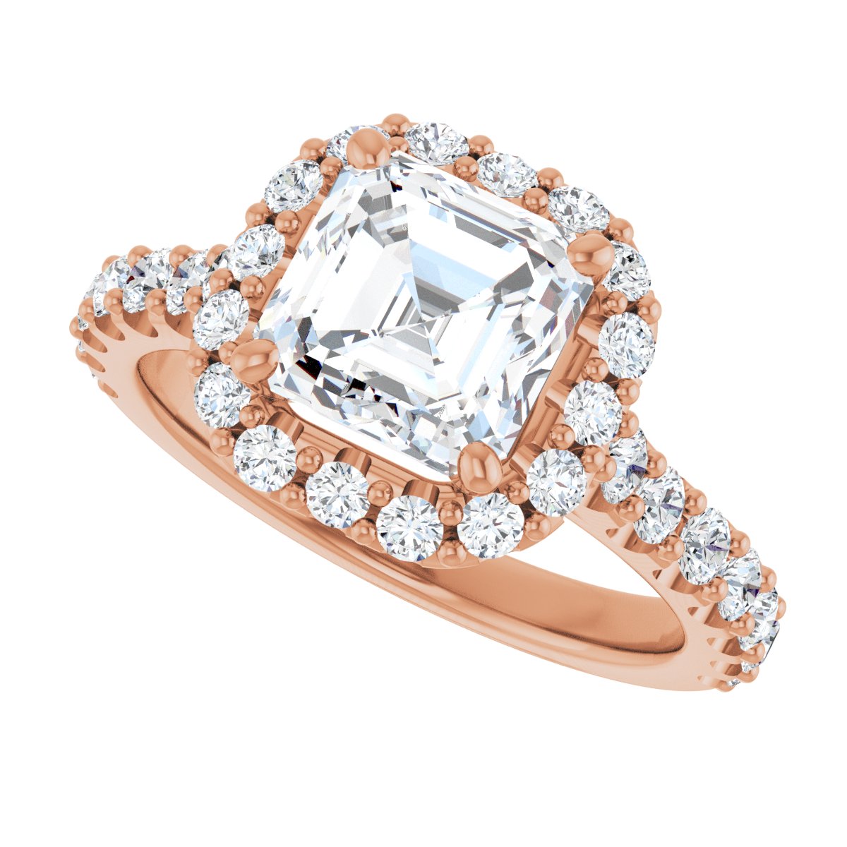 Eternal Halo-Style Engagement Ring 122804