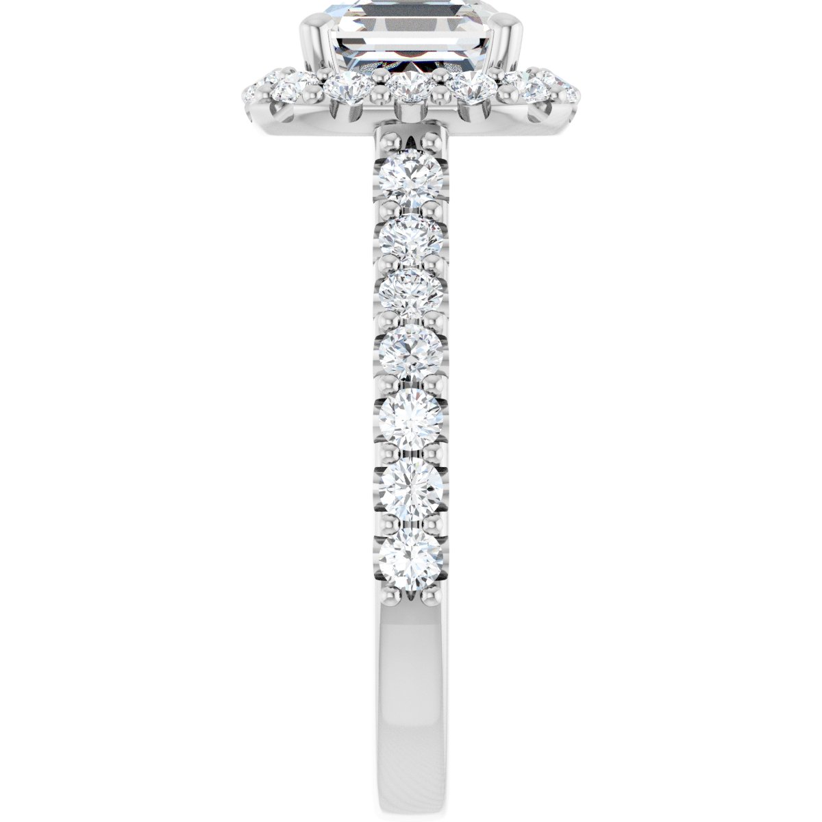 Eternal Halo-Style Engagement Ring 122804