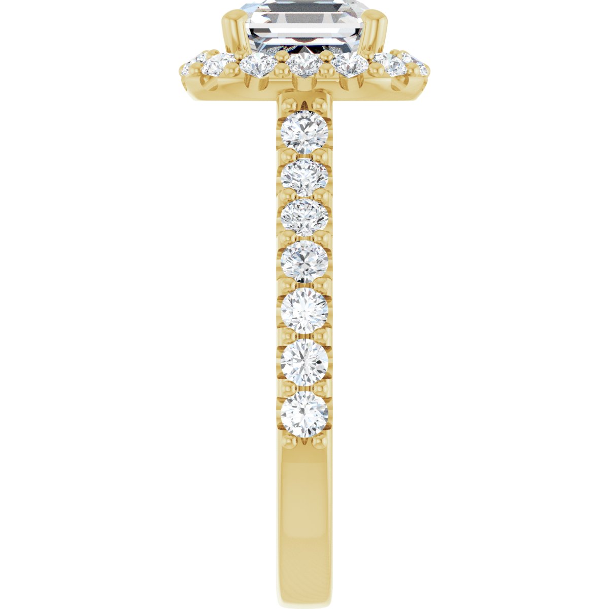 Eternal Halo-Style Engagement Ring 122804