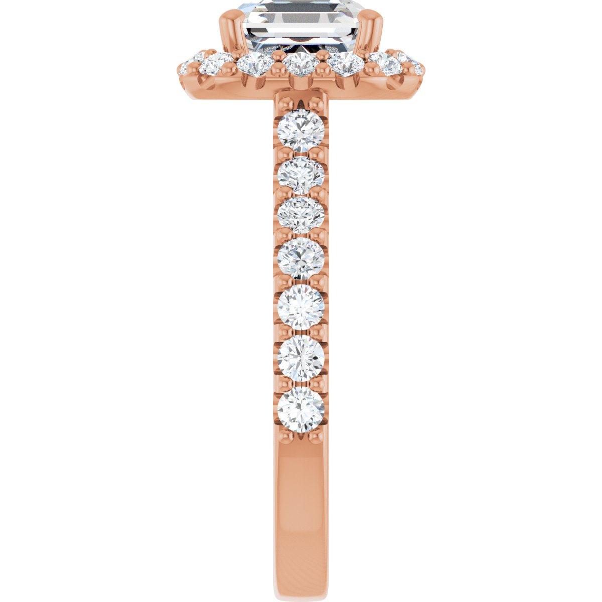 Eternal Halo-Style Engagement Ring 122804