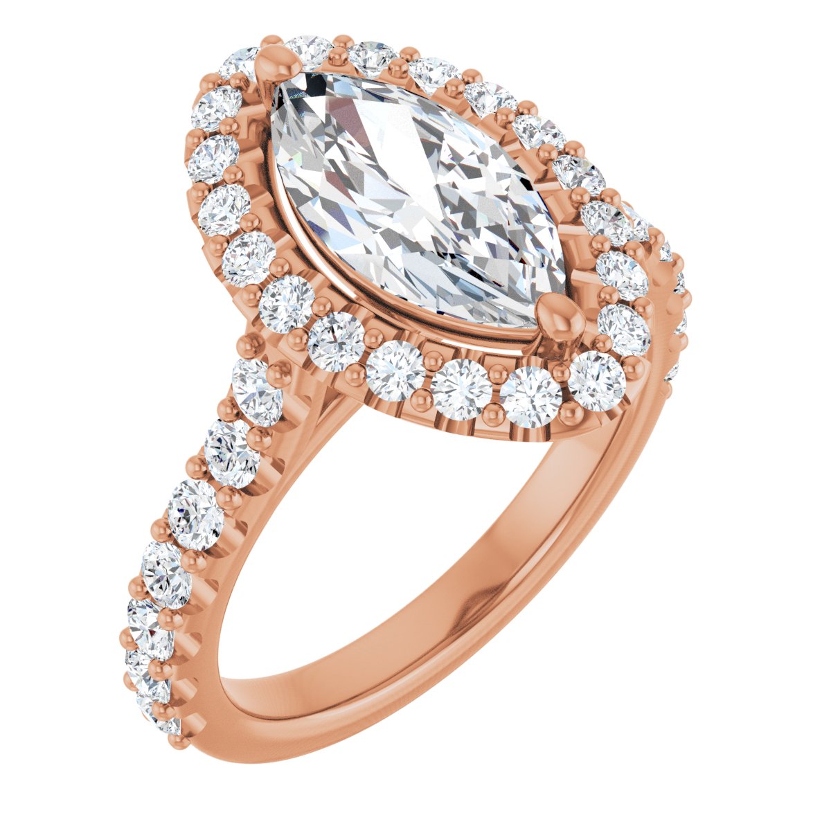 Eternal Halo-Style Engagement Ring 122804