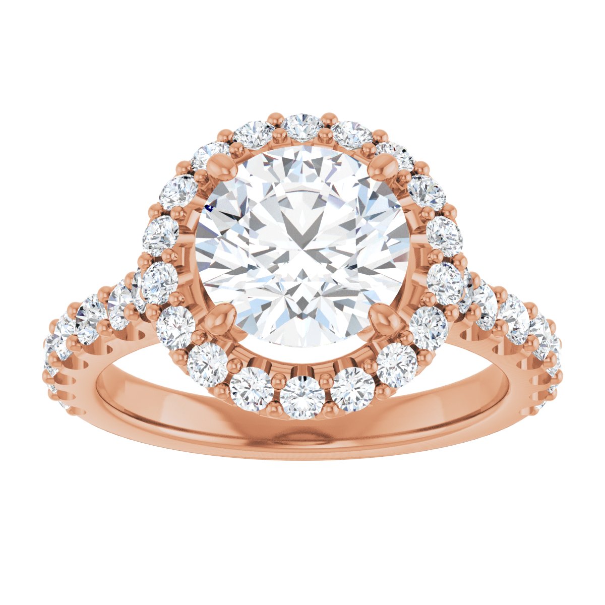 Eternal Halo-Style Engagement Ring 122804