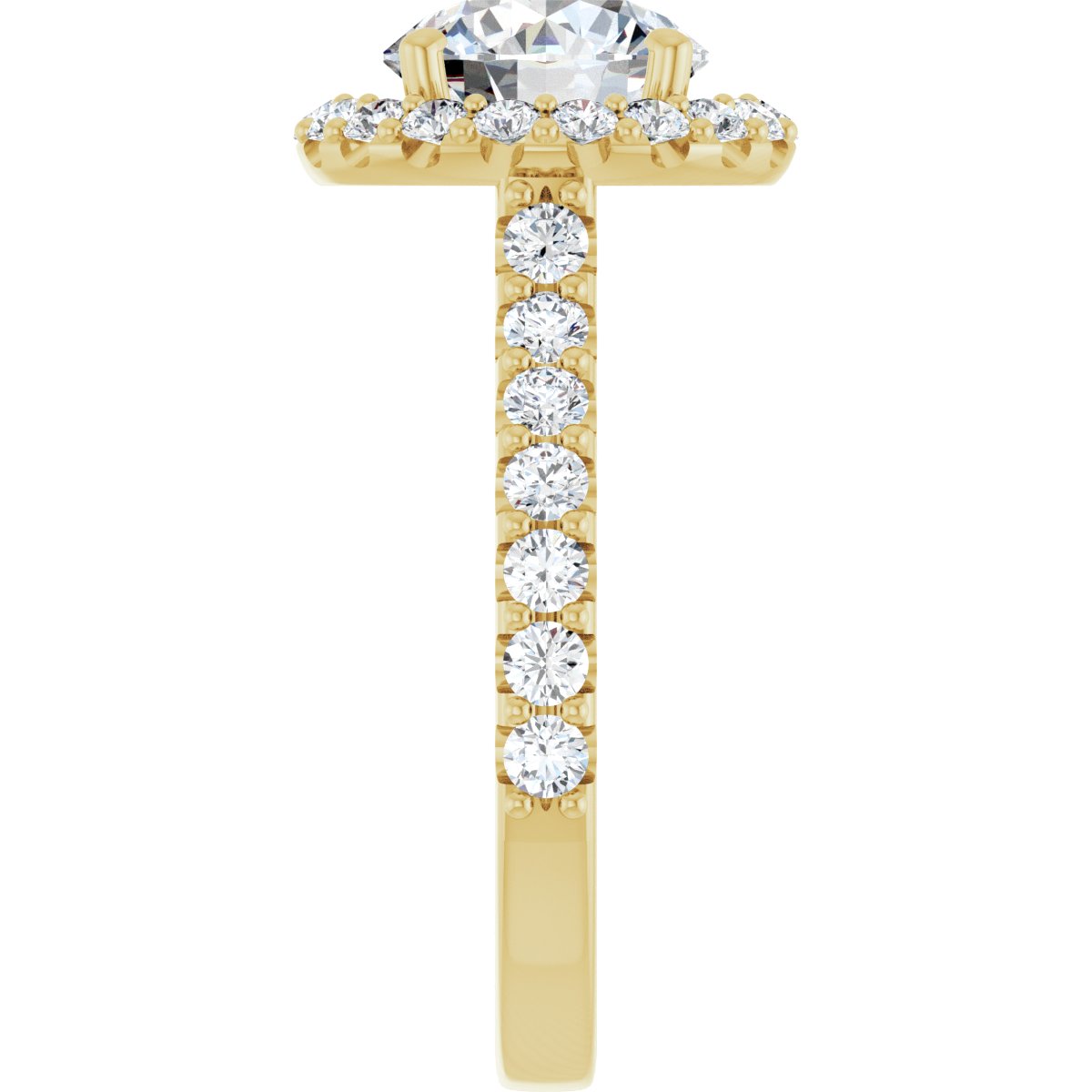 Eternal Halo-Style Engagement Ring 122804