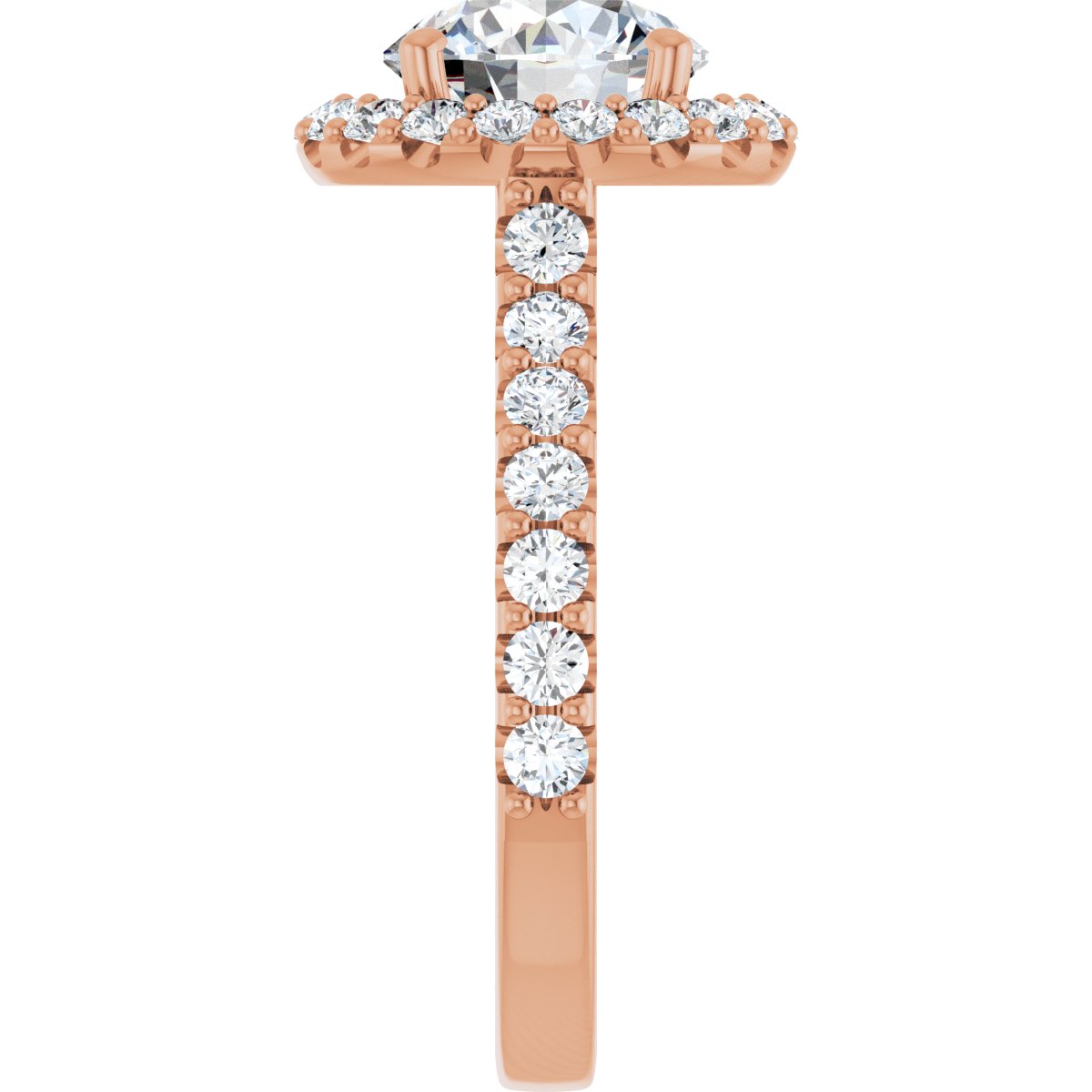 Eternal Halo-Style Engagement Ring 122804