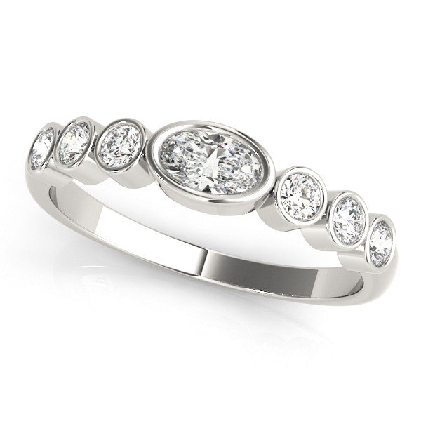 Oval Radiance Diamond Band 1/2